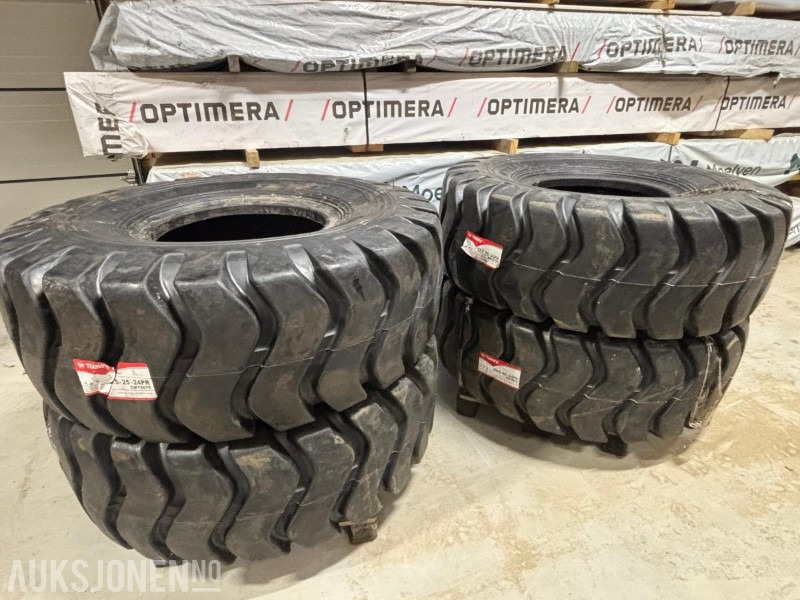 4 nye 23.5-25 dekk - Anleggsdekk - Matériel de chantier: photos 1 4 nye 23.5-25 dekk - Anleggsdekk - Matériel de chantier: photos 1