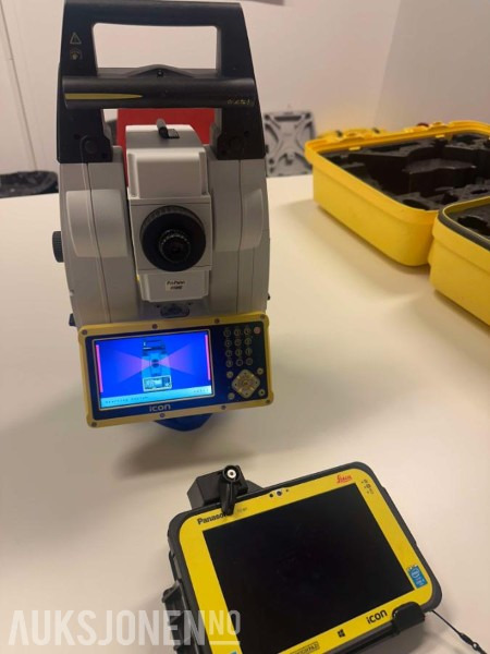 2022 LEICA ICR80 TOTALSTASJON - Med CC80 målebok, stang og stativ - Accessoire pour Engins de chantier: photos 4 2022 LEICA ICR80 TOTALSTASJON - Med CC80 målebok, stang og stativ - Accessoire pour Engins de chantier: photos 4