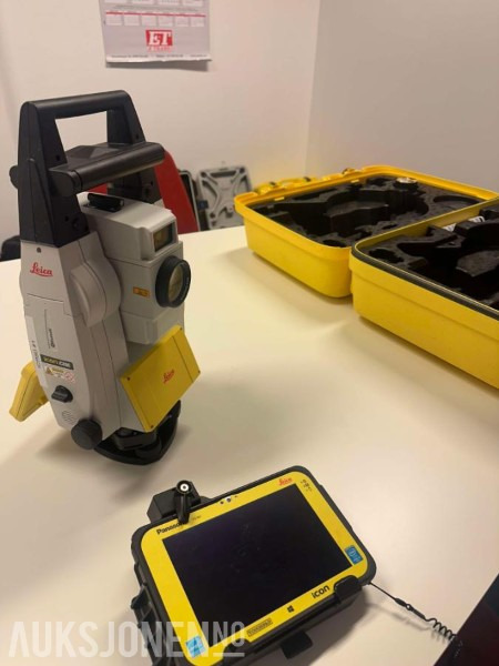2022 LEICA ICR80 TOTALSTASJON - Med CC80 målebok, stang og stativ - Accessoire pour Engins de chantier: photos 2 2022 LEICA ICR80 TOTALSTASJON - Med CC80 målebok, stang og stativ - Accessoire pour Engins de chantier: photos 2