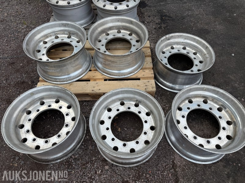 6 stk aluminiumsfelger til tilhenger - sentermontert - Camion: photos 1 6 stk aluminiumsfelger til tilhenger - sentermontert - Camion: photos 1