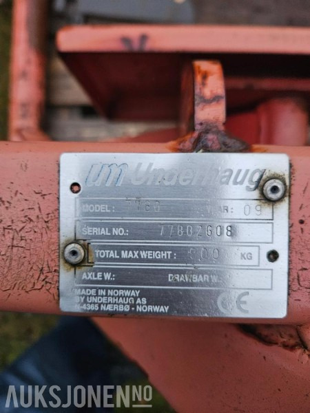 2009 Underhaug 7780 rundballøfter - Machine agricole: photos 4 2009 Underhaug 7780 rundballøfter - Machine agricole: photos 4