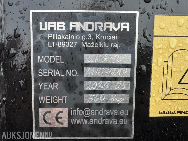 2025 ANDRAVA AKG 2,5 m3 traktorskuffe - Machine agricole: photos 3 2025 ANDRAVA AKG 2,5 m3 traktorskuffe - Machine agricole: photos 3