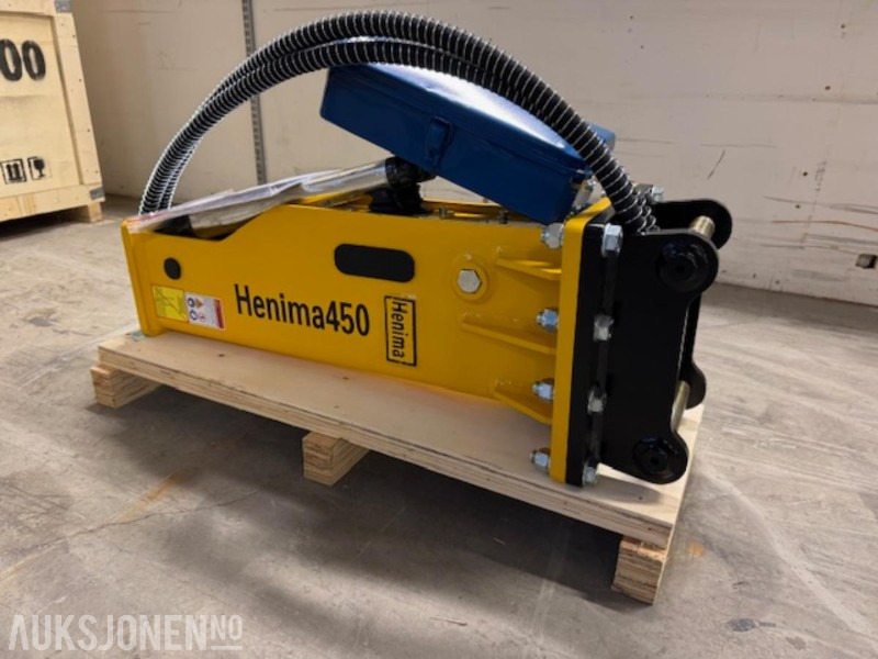 NY HENIMA 450 PIGGHAMMER TIL 1,2-3 TONNS GRAVEMASKIN S30 M/GARANTI - Marteau hydraulique pour Engins de chantier: photos 2 NY HENIMA 450 PIGGHAMMER TIL 1,2-3 TONNS GRAVEMASKIN S30 M/GARANTI - Marteau hydraulique pour Engins de chantier: photos 2