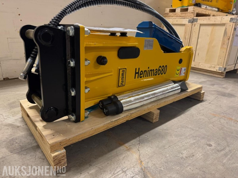 NY HENIMA PIGGHAMMER TIL 4-7 TONNS GRAVEMASKIN S40 M/GARANTI - Marteau hydraulique pour Engins de chantier: photos 2 NY HENIMA PIGGHAMMER TIL 4-7 TONNS GRAVEMASKIN S40 M/GARANTI - Marteau hydraulique pour Engins de chantier: photos 2
