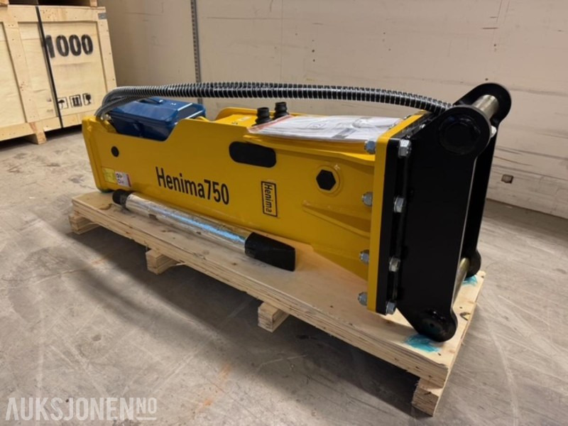 NY HENIMA PIGGHAMMER TIL 6-9 TONNS GRAVEMASKIN S50 M/GARANTI - Marteau hydraulique: photos 2 NY HENIMA PIGGHAMMER TIL 6-9 TONNS GRAVEMASKIN S50 M/GARANTI - Marteau hydraulique: photos 2