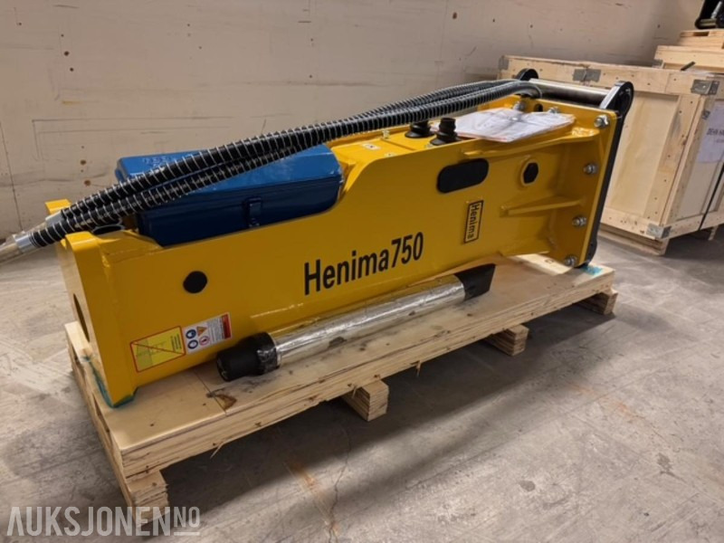 NY HENIMA PIGGHAMMER TIL 6-9 TONNS GRAVEMASKIN S50 M/GARANTI - Marteau hydraulique: photos 3 NY HENIMA PIGGHAMMER TIL 6-9 TONNS GRAVEMASKIN S50 M/GARANTI - Marteau hydraulique: photos 3