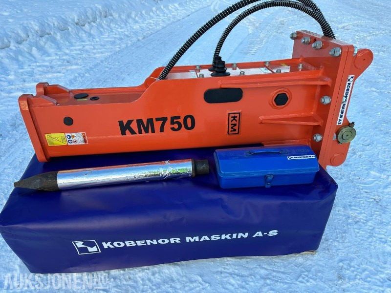 NY KM 750 Pigghammer s40/s50 CE merket FABRIKKGARANTI - Marteau hydraulique: photos 5 NY KM 750 Pigghammer s40/s50 CE merket FABRIKKGARANTI - Marteau hydraulique: photos 5