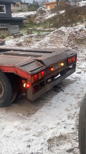 1981 Trailer-Bygg Tøm-26 maskintralle - Remorque: photos 3 1981 Trailer-Bygg Tøm-26 maskintralle - Remorque: photos 3