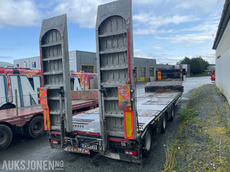 Maskinthenger til salgs – ROJO lavbygd maskintralle med hydrauliske ramper - Remorque: photos 3 Maskinthenger til salgs – ROJO lavbygd maskintralle med hydrauliske ramper - Remorque: photos 3
