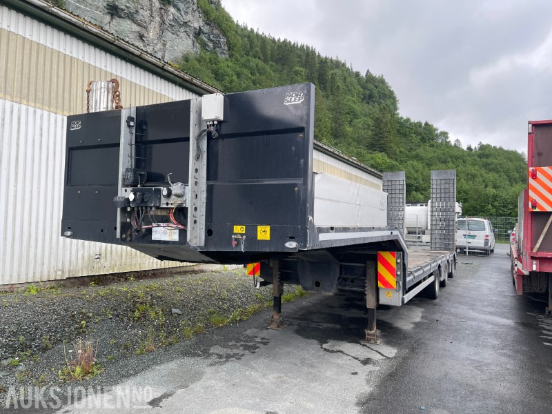 Maskinthenger til salgs – ROJO lavbygd maskintralle med hydrauliske ramper - Remorque: photos 1 Maskinthenger til salgs – ROJO lavbygd maskintralle med hydrauliske ramper - Remorque: photos 1
