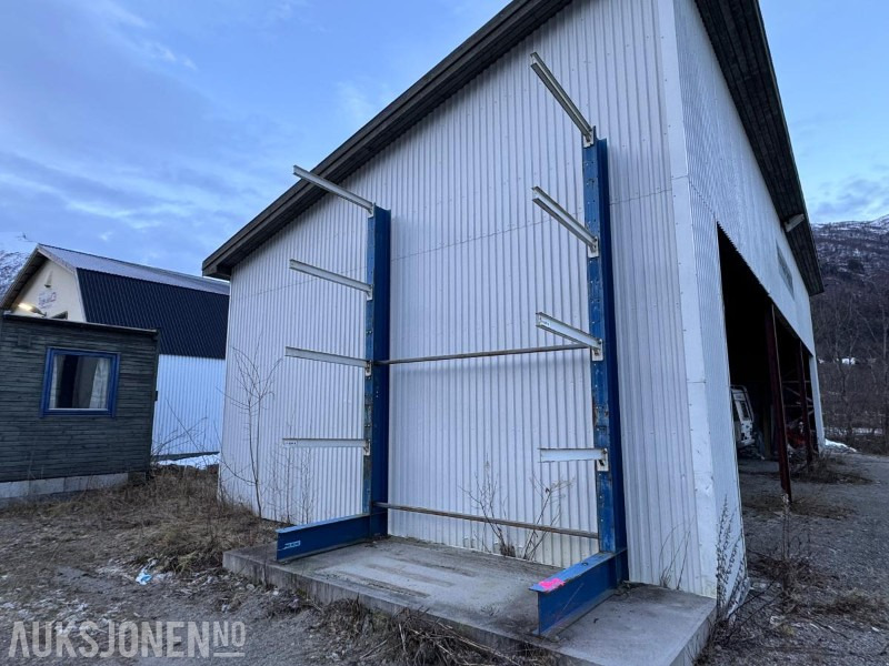 Utendørs solid grenreol - ensidig - 5 nivåer - B = 316 cm - H = 430 cm - Matériel de chantier: photos 1 Utendørs solid grenreol - ensidig - 5 nivåer - B = 316 cm - H = 430 cm - Matériel de chantier: photos 1