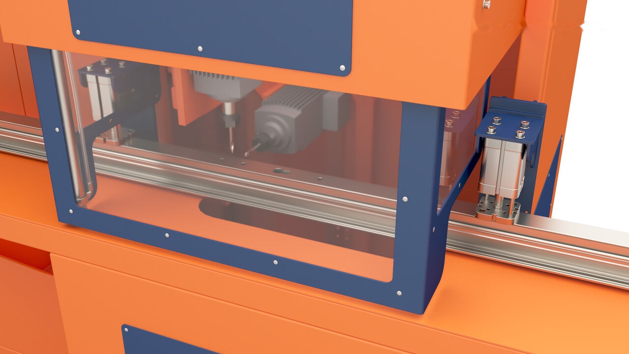 Wise Service Center for automatic milling of aluminum profiles WS710 - Machine-outil: photos 3 Wise Service Center for automatic milling of aluminum profiles WS710 - Machine-outil: photos 3