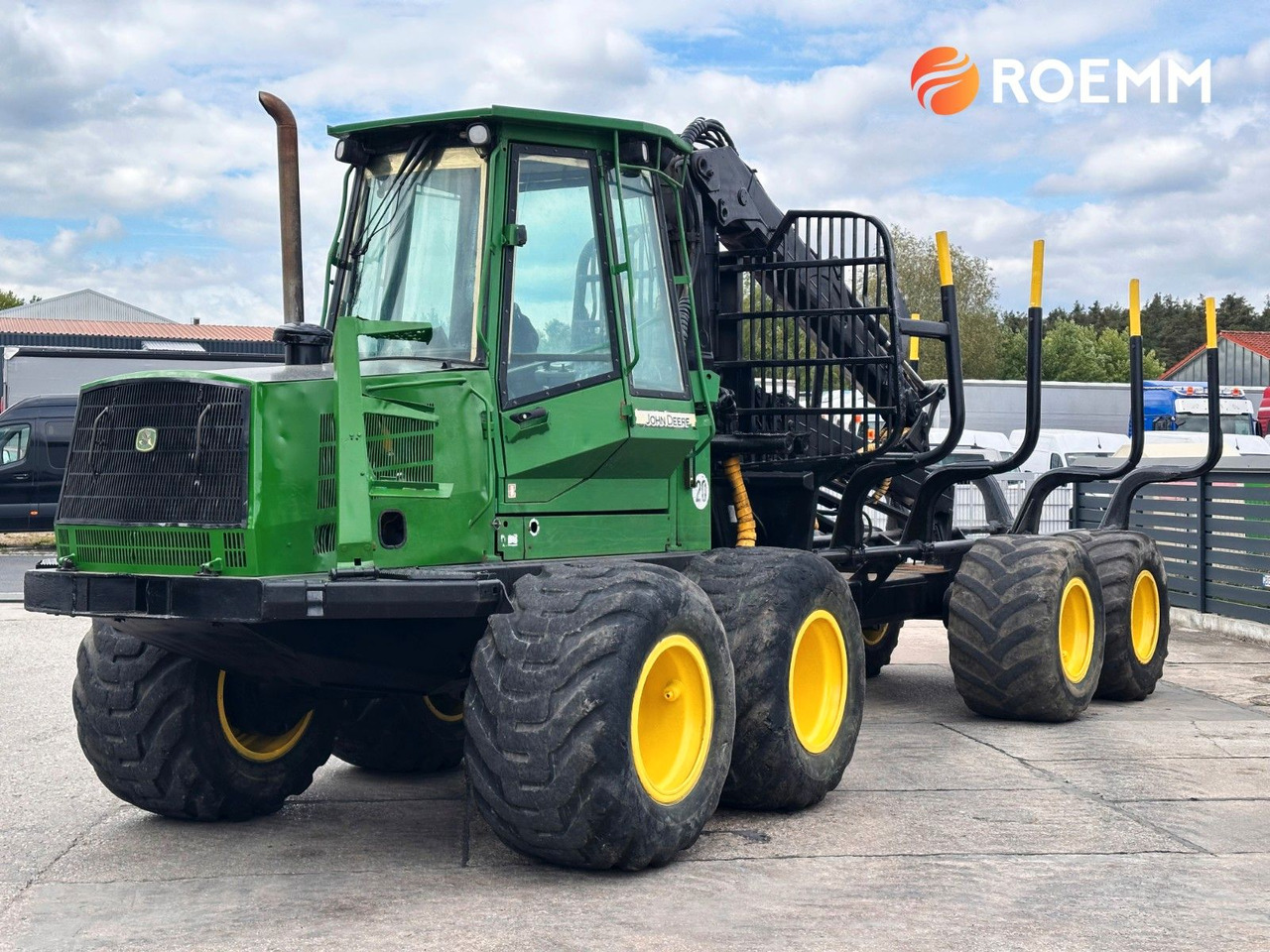 John Deere 1110 D*KRAN CF572 10 Meter - Porteur: photos 1 John Deere 1110 D*KRAN CF572 10 Meter - Porteur: photos 1