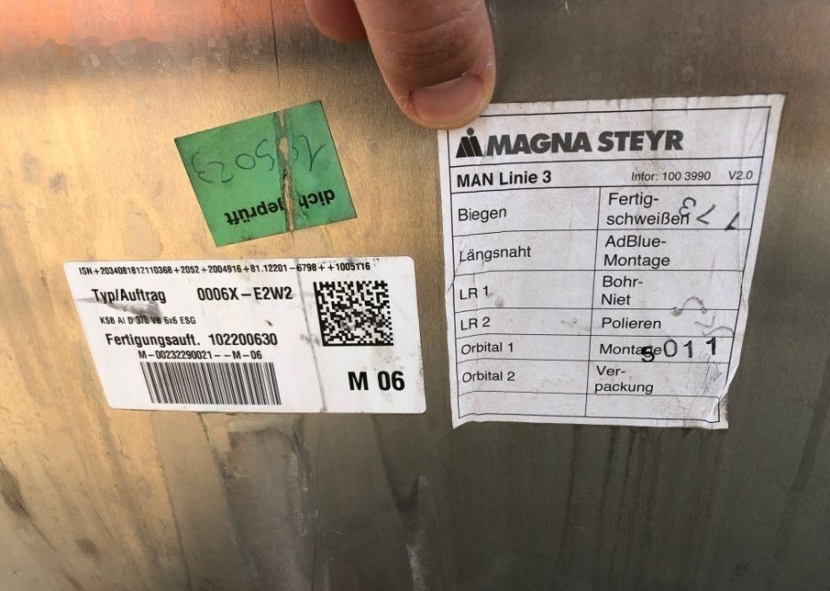 Nou marca MAGNA MAN TGX - Réservoir de carburant pour Camion: photos 5 Nou marca MAGNA MAN TGX - Réservoir de carburant pour Camion: photos 5