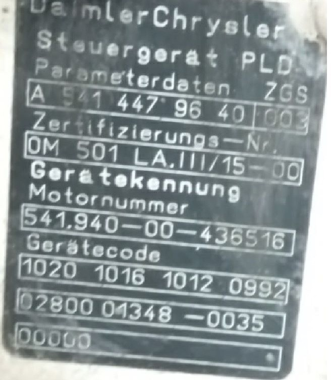 Mercedes-Benz OM 501 LA.III/15-00 Mercedes-Benz ACTROS - Moteur pour Camion: photos 2 Mercedes-Benz OM 501 LA.III/15-00 Mercedes-Benz ACTROS - Moteur pour Camion: photos 2