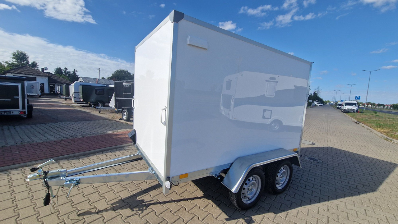 Nowa Przyczepa Furgon Kontener transportowy ABS 250 z rampą - Remorque fourgon: photos 1 Nowa Przyczepa Furgon Kontener transportowy ABS 250 z rampą - Remorque fourgon: photos 1