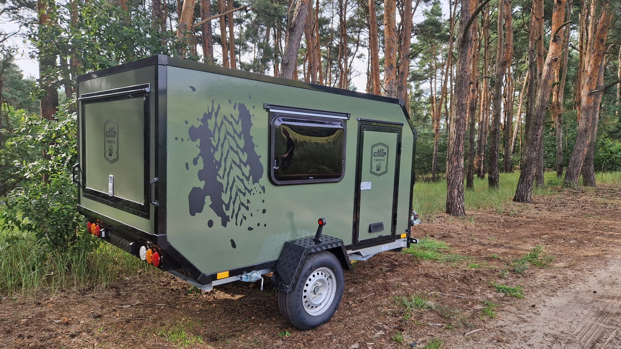 Przyczepa Off-ROAD Wyprawowa kemingowa terenowa Everest MT-CAMP Olive - Remorque voiture: photos 2 Przyczepa Off-ROAD Wyprawowa kemingowa terenowa Everest MT-CAMP Olive - Remorque voiture: photos 2