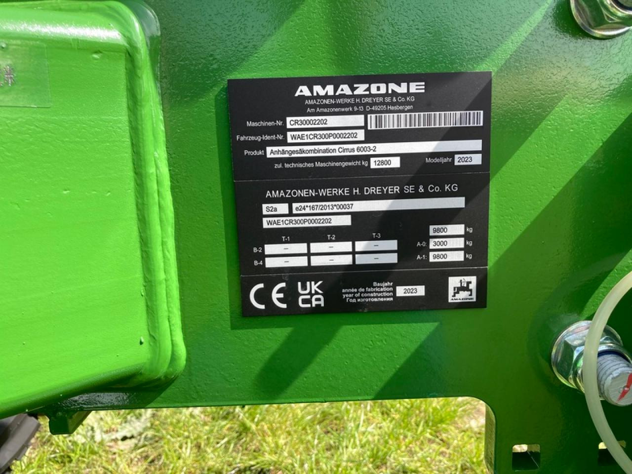 Amazone CIRRIUS 6003 - Combiné de semis: photos 5 Amazone CIRRIUS 6003 - Combiné de semis: photos 5