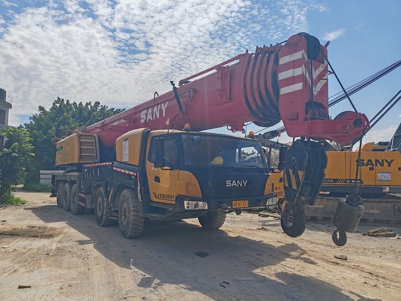 Grue mobile Sany used truck crane STC1600 STC500 STC800 STC1000 50 75 80 100 110: photos 1