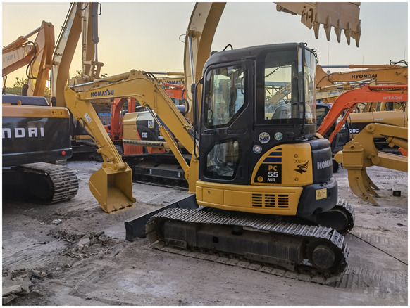 Hot selling Japan Komatsu Excavator 5.5 ton brand komatsu Used PC55 original factory for Sale - Mini pelle: photos 1 Hot selling Japan Komatsu Excavator 5.5 ton brand komatsu Used PC55 original factory for Sale - Mini pelle: photos 1