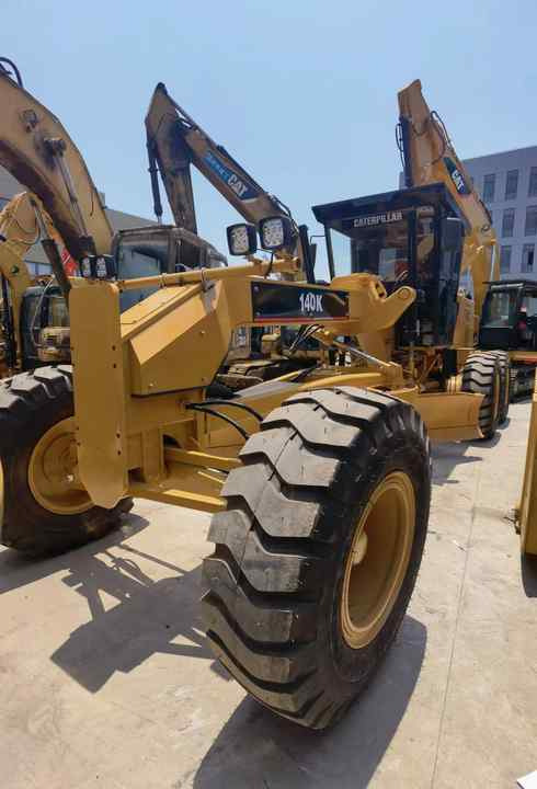 Niveleuse Made in Japan Motor grader used Caterpillar CAT 140k 140G 140K 12H on discount: photos 6