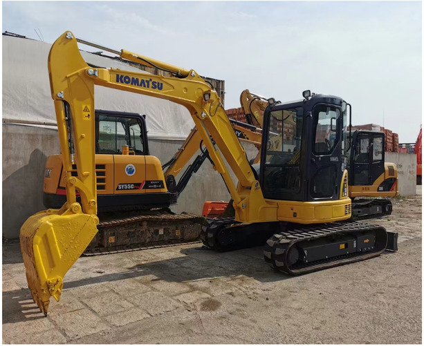 Second Hand Komatsu PC55MR-3 Hydraulic Crawler Excavator High Quality Used Komatsu PC55MR-3 Digger for sale - Mini pelle: photos 1 Second Hand Komatsu PC55MR-3 Hydraulic Crawler Excavator High Quality Used Komatsu PC55MR-3 Digger for sale - Mini pelle: photos 1