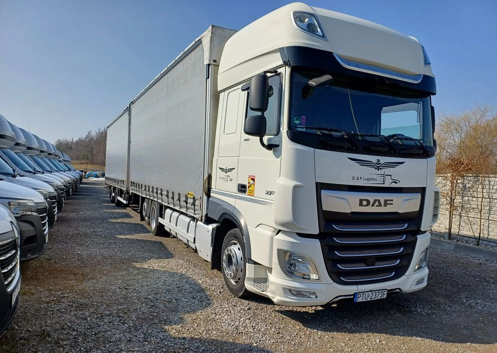 DAF XF 480 SUPER SPACE CAB / ZESTAW TANDEM PRZEJAZDOWY 120m3 - Camion à rideaux coulissants: photos 2 DAF XF 480 SUPER SPACE CAB / ZESTAW TANDEM PRZEJAZDOWY 120m3 - Camion à rideaux coulissants: photos 2