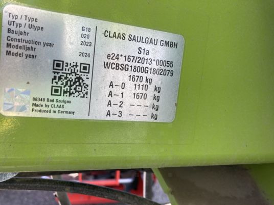 Claas LINER 1800 TWIN - Faneuse: photos 3 Claas LINER 1800 TWIN - Faneuse: photos 3