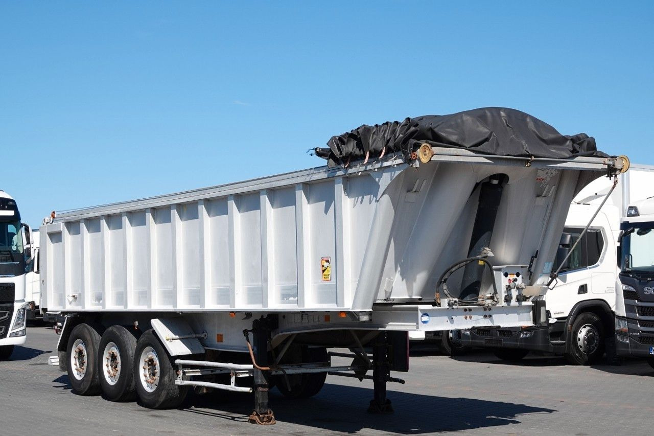 Benalu WYWROTKA / 25 m3 / ALUMINIOWA / OŚ PODNOSZONA / - Semi-remorque benne: photos 4 Benalu WYWROTKA / 25 m3 / ALUMINIOWA / OŚ PODNOSZONA / - Semi-remorque benne: photos 4