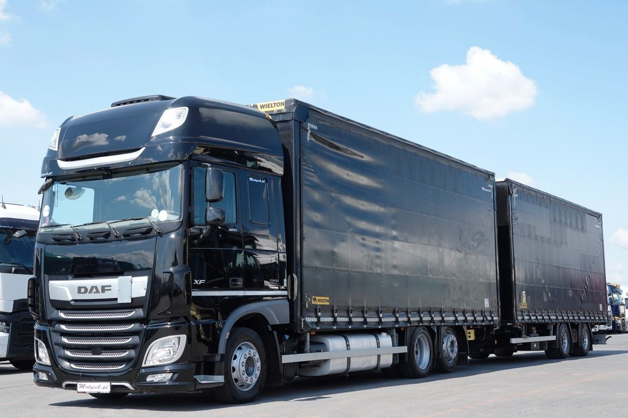 DAF XF 480 / ZESTAW TANDEM / 120 M3 / PRZEJAZDOWY / - Camion à rideaux coulissants: photos 2 DAF XF 480 / ZESTAW TANDEM / 120 M3 / PRZEJAZDOWY / - Camion à rideaux coulissants: photos 2