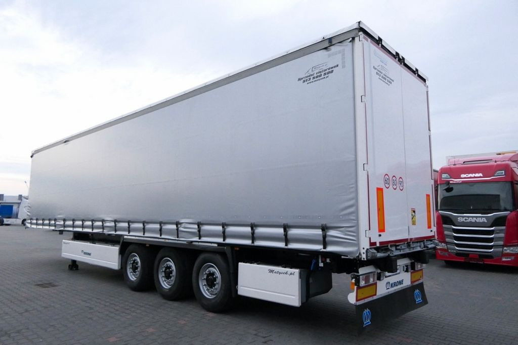 Krone CURTAINSIDER/PALLET BOX/LIFTED AXLE/2018 YEAR - Semi-remorque rideaux coulissants: photos 4 Krone CURTAINSIDER/PALLET BOX/LIFTED AXLE/2018 YEAR - Semi-remorque rideaux coulissants: photos 4