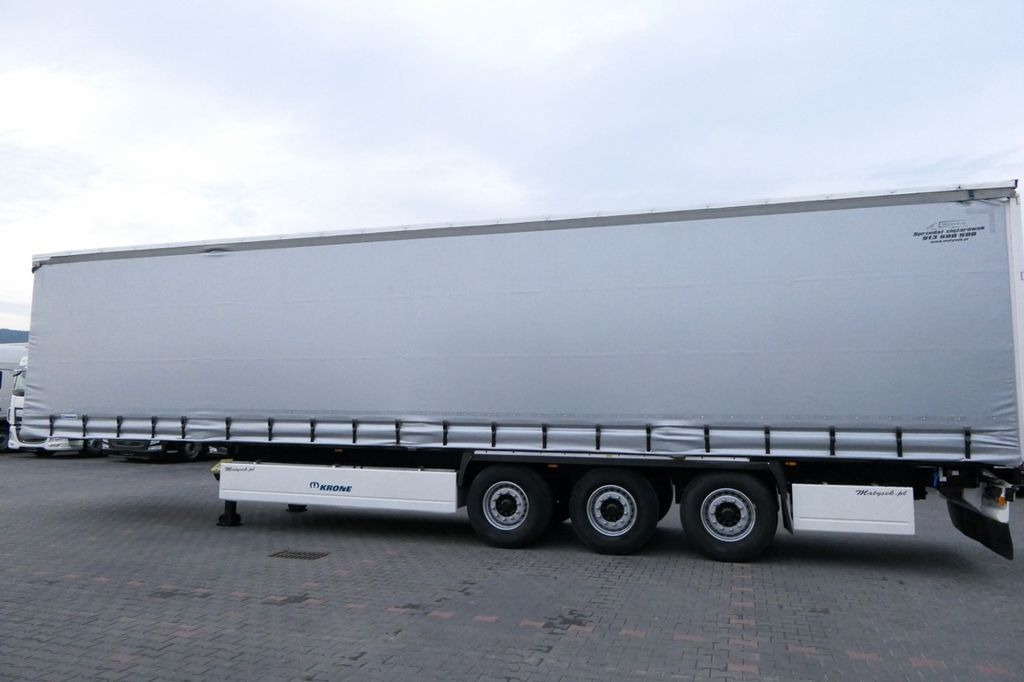 Krone CURTAINSIDER/PALLET BOX/LIFTED AXLE/2018 YEAR - Semi-remorque rideaux coulissants: photos 3 Krone CURTAINSIDER/PALLET BOX/LIFTED AXLE/2018 YEAR - Semi-remorque rideaux coulissants: photos 3