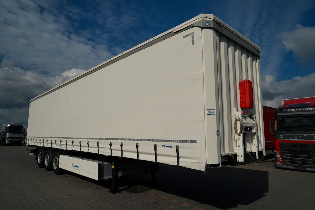 Krone FIRANKA / KOSZ NA PALETY / 2 OSIE PODNOSZONE / 2 - Semi-remorque rideaux coulissants: photos 2 Krone FIRANKA / KOSZ NA PALETY / 2 OSIE PODNOSZONE / 2 - Semi-remorque rideaux coulissants: photos 2