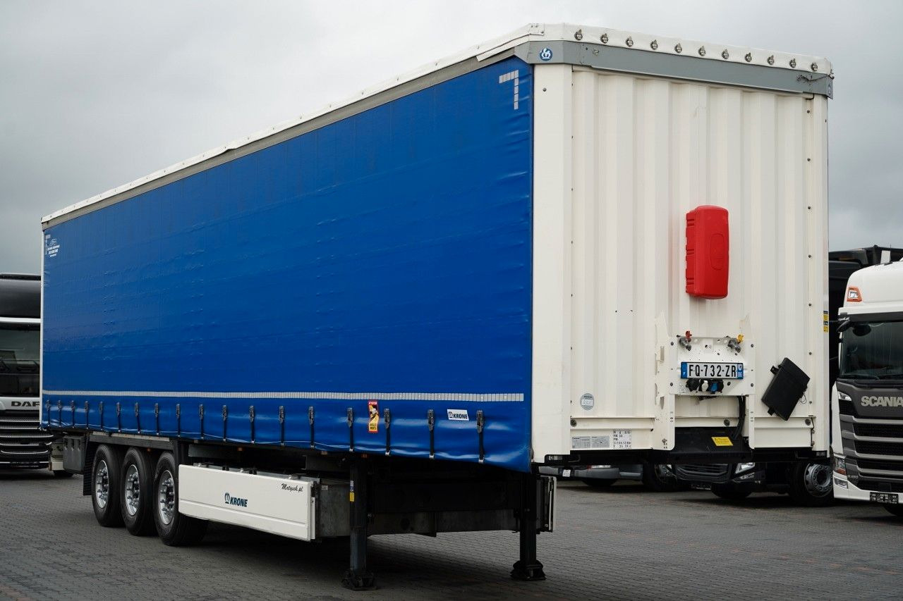 Krone FIRANKA / STANDARD  / KOSZ NA PALETY / PLANDEKA - Semi-remorque rideaux coulissants: photos 1 Krone FIRANKA / STANDARD  / KOSZ NA PALETY / PLANDEKA - Semi-remorque rideaux coulissants: photos 1