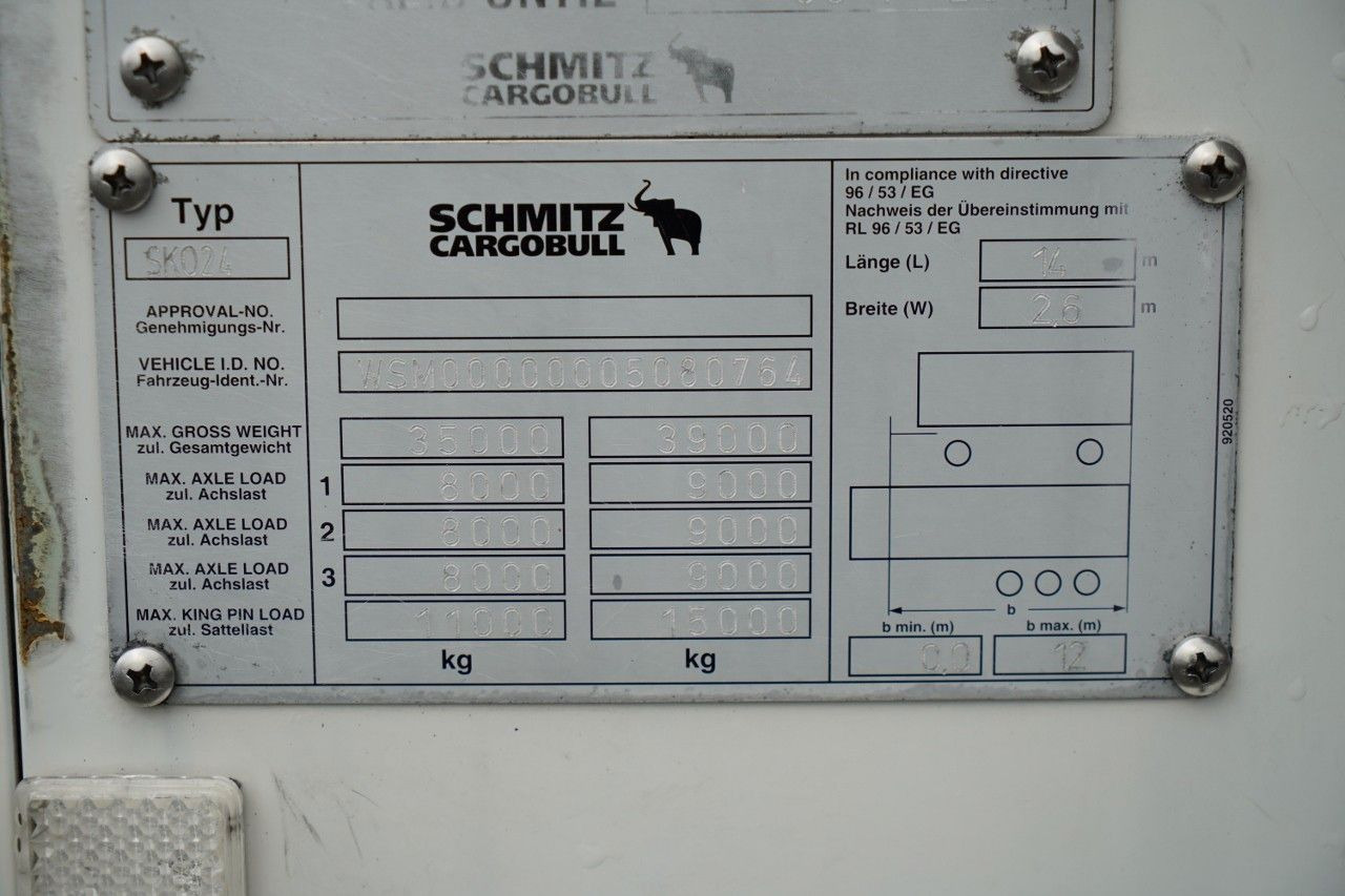 Semi-remorque frigorifique Schmitz Cargobull CHŁODNIA / THERMO KING SLX 300 / HAKÓWKA / HAKOW: photos 19