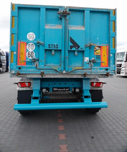 Stas WYWROTKA 27 m3 ALUMINIOWA / WAGA: 4900 KG/RYNNA - Semi-remorque rideaux coulissants: photos 4 Stas WYWROTKA 27 m3 ALUMINIOWA / WAGA: 4900 KG/RYNNA - Semi-remorque rideaux coulissants: photos 4
