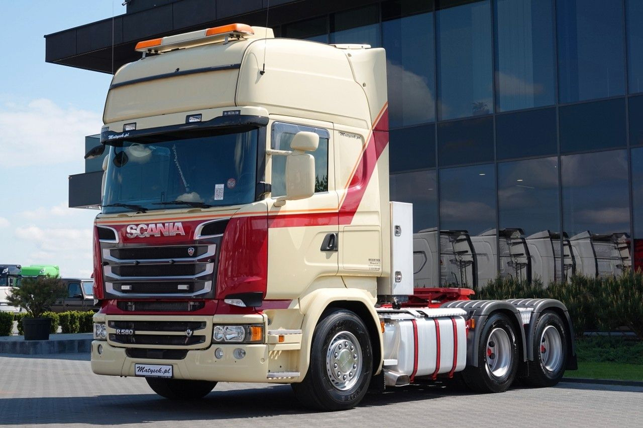 Scania R 580 / V8 / 6x4 / DMC: 95.000 KG / I-PARK COOL/ Scania R 580 / V8 / 6x4 / DMC: 95.000 KG / I-PARK COOL/ - Tracteur routier: photos 1 Scania R 580 / V8 / 6x4 / DMC: 95.000 KG / I-PARK COOL/ Scania R 580 / V8 / 6x4 / DMC: 95.000 KG / I-PARK COOL/ - Tracteur routier: photos 1