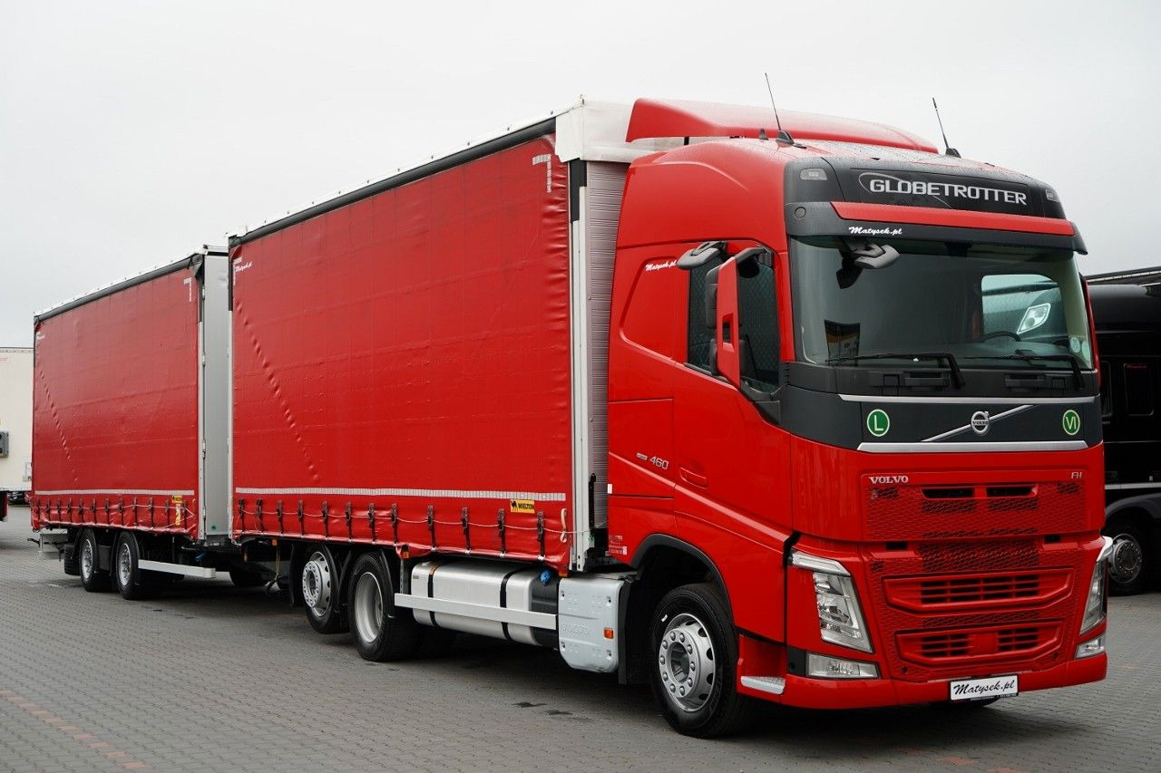 Volvo FH 460 / I-SAVE / ZESTAW TANDEM 120 M3 / PRZEJAZ - Camion à rideaux coulissants: photos 4 Volvo FH 460 / I-SAVE / ZESTAW TANDEM 120 M3 / PRZEJAZ - Camion à rideaux coulissants: photos 4