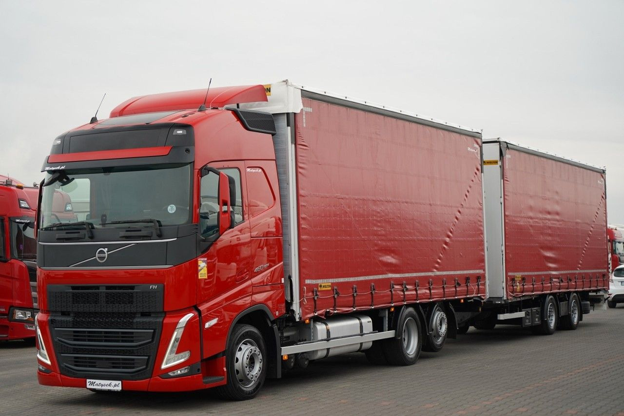 Volvo FH 460 / ZESTAW TANDEM / 120 M3 / PRZEJAZDOWY / - Camion à rideaux coulissants: photos 2 Volvo FH 460 / ZESTAW TANDEM / 120 M3 / PRZEJAZDOWY / - Camion à rideaux coulissants: photos 2