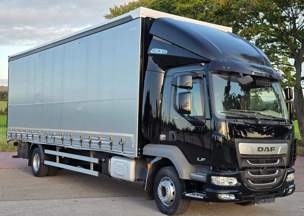 DAF LF 290 / WINDA / 16TON DMC / FIRANKA / SYPIALKA / AUTOMAT / JEDEN WŁAŚCICIE / EURO 6 / 2019 / SPROWADZONY / 20PALET / NISKI PRZEBIEG / DUŻA ŁADOWNOŚĆ / JAK NOWY - Camion à rideaux coulissants: photos 1 DAF LF 290 / WINDA / 16TON DMC / FIRANKA / SYPIALKA / AUTOMAT / JEDEN WŁAŚCICIE / EURO 6 / 2019 / SPROWADZONY / 20PALET / NISKI PRZEBIEG / DUŻA ŁADOWNOŚĆ / JAK NOWY - Camion à rideaux coulissants: photos 1