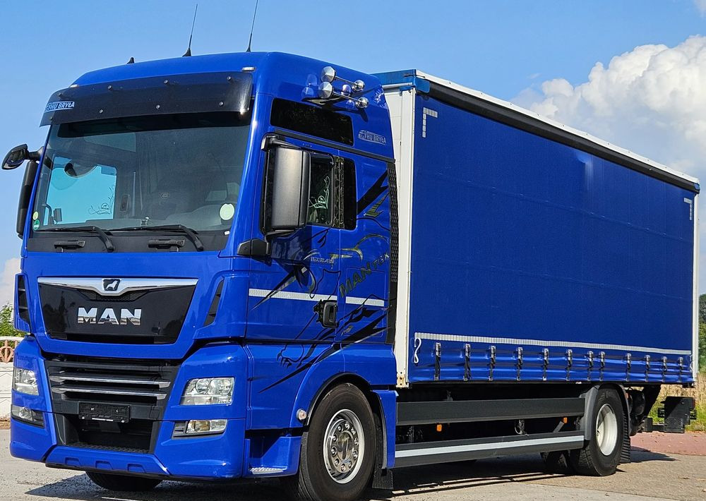 MAN TGX 18.430 / FIRANKA / WINDA / KLIMA POSTOJOWA / 300TYŚ PRZEBIEG / 2020 /E6 / KLIMA POSTOJOWA / SPROWADZONY / JAK NOWY / AUTOMAT - Camion à rideaux coulissants: photos 1 MAN TGX 18.430 / FIRANKA / WINDA / KLIMA POSTOJOWA / 300TYŚ PRZEBIEG / 2020 /E6 / KLIMA POSTOJOWA / SPROWADZONY / JAK NOWY / AUTOMAT - Camion à rideaux coulissants: photos 1