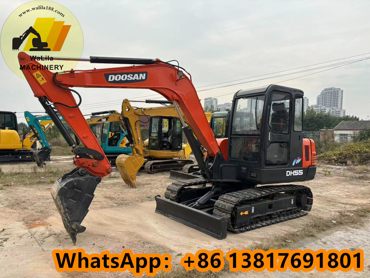 Doosan DH 55-7 DH55 - Mini pelle: photos 1 Doosan DH 55-7 DH55 - Mini pelle: photos 1
