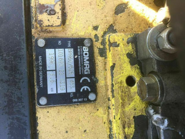 Bomag BPR 60/52D Rüttelplatte - Plaque vibrante: photos 2 Bomag BPR 60/52D Rüttelplatte - Plaque vibrante: photos 2