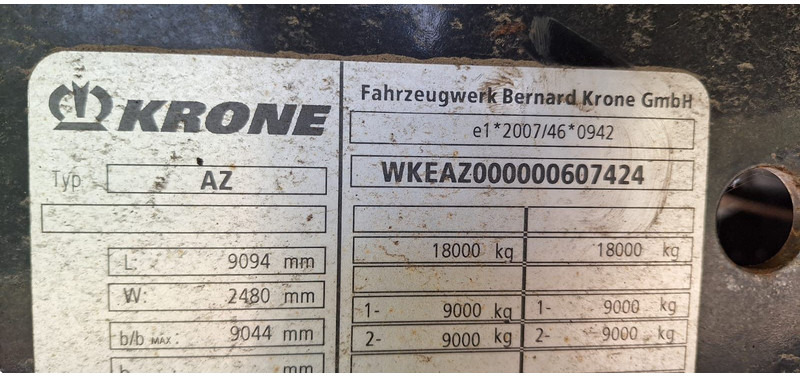 Krone BDF Wechselbrückenanhänger - Remorque porte-conteneur/ Caisse mobile: photos 4 Krone BDF Wechselbrückenanhänger - Remorque porte-conteneur/ Caisse mobile: photos 4