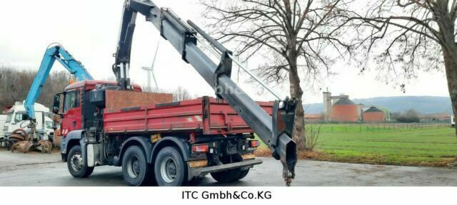 MAN 26.440TGS Kipper+Kran Meiller/Stahl - Camion benne, Camion grue: photos 4 MAN 26.440TGS Kipper+Kran Meiller/Stahl - Camion benne, Camion grue: photos 4