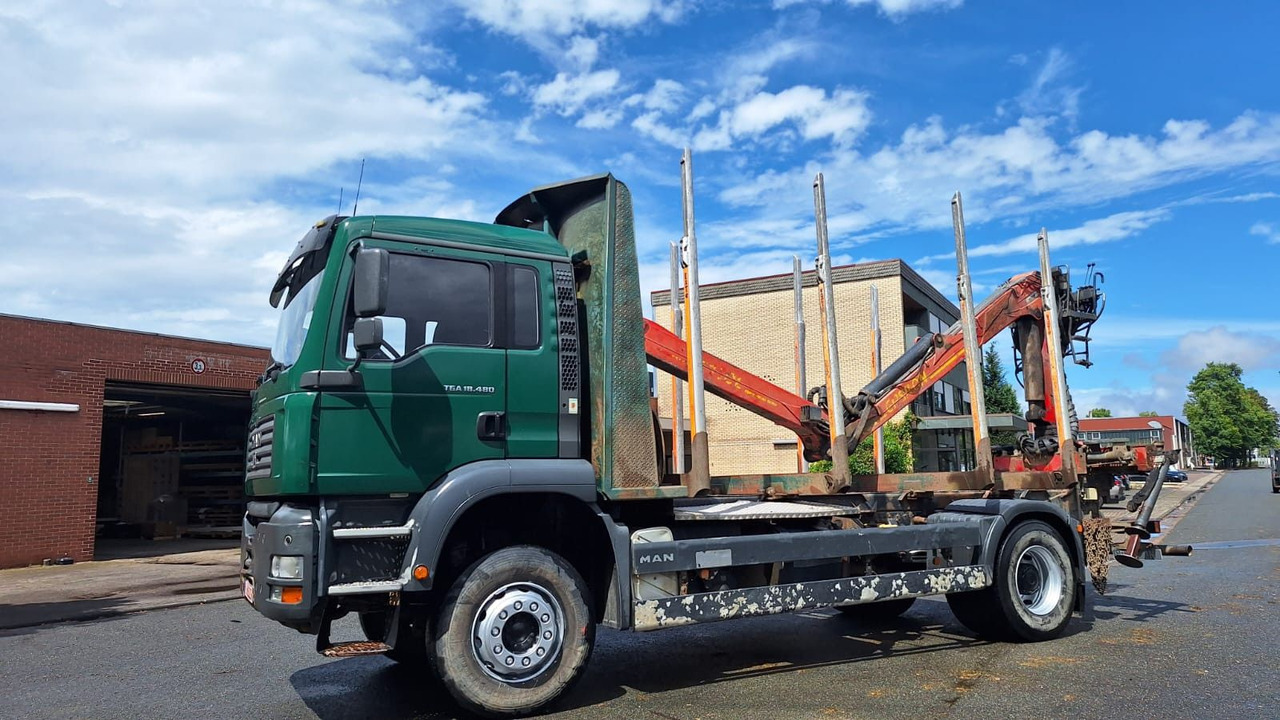 MAN TGA 18.480 Holz LKW - Camion grumier, Camion grue: photos 3 MAN TGA 18.480 Holz LKW - Camion grumier, Camion grue: photos 3
