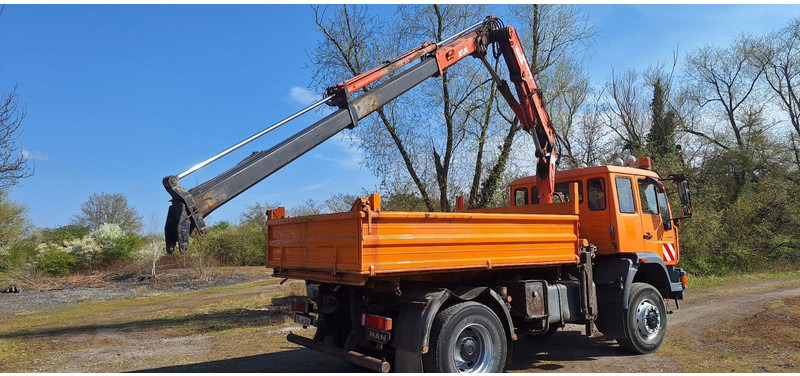 Camion benne, Camion grue MAN TGM 18.240PS 4x4 3.S-Kipper mit Kran: photos 6