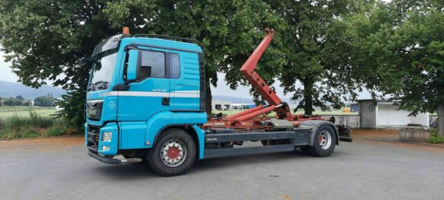 MAN TGS 18.440 Abroller mit Funk +Kran vor. - Camion ampliroll, Camion grue: photos 5 MAN TGS 18.440 Abroller mit Funk +Kran vor. - Camion ampliroll, Camion grue: photos 5