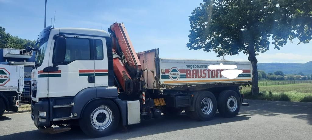 MAN TGS 26.400 Kipper Mit Kran/Funk - Camion benne, Camion grue: photos 1 MAN TGS 26.400 Kipper Mit Kran/Funk - Camion benne, Camion grue: photos 1