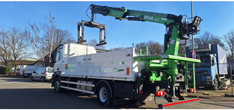 Mercedes-Benz 1835 Antos 4x2 Klima 1-Hand - Camion plateau, Camion grue: photos 5 Mercedes-Benz 1835 Antos 4x2 Klima 1-Hand - Camion plateau, Camion grue: photos 5